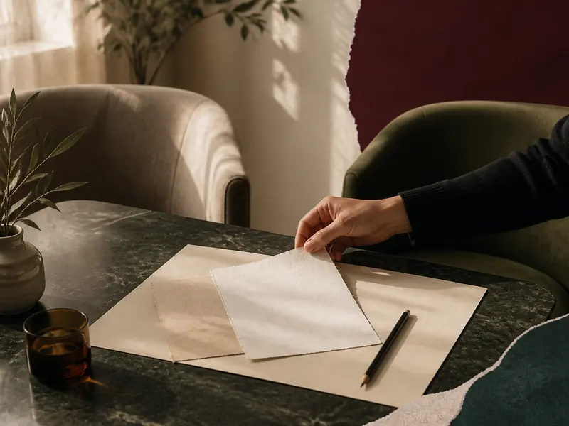 Escena conceptual de una conversación de orientación profesional