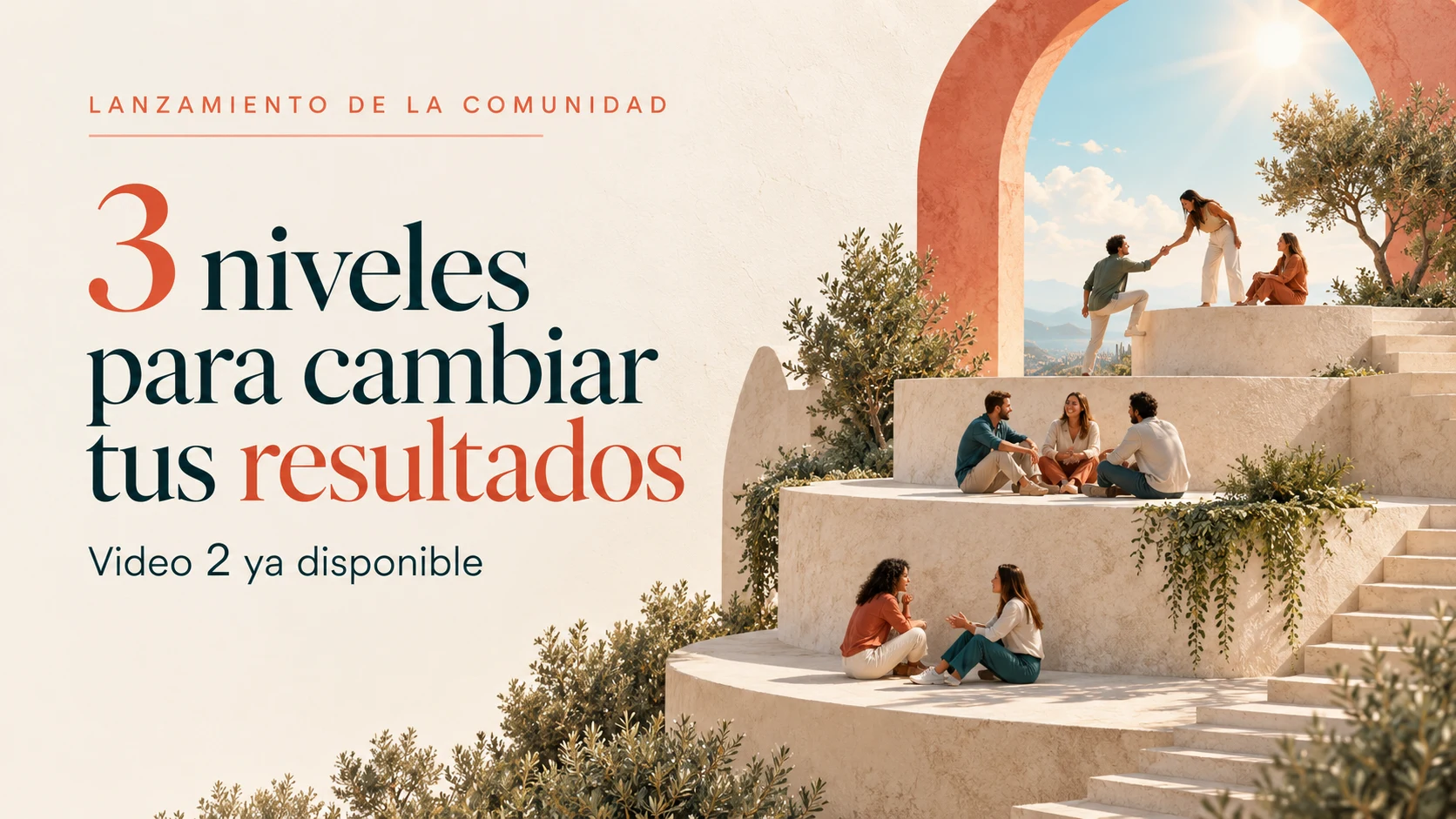 Lanzamiento de la comunidad. 3 niveles para cambiar tus resultados. Video 2 ya disponible.