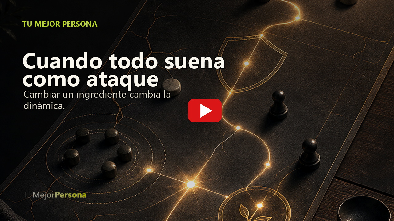 Banner superior de Tu Mejor Persona para Cuando todo lo que dices se siente como ataque