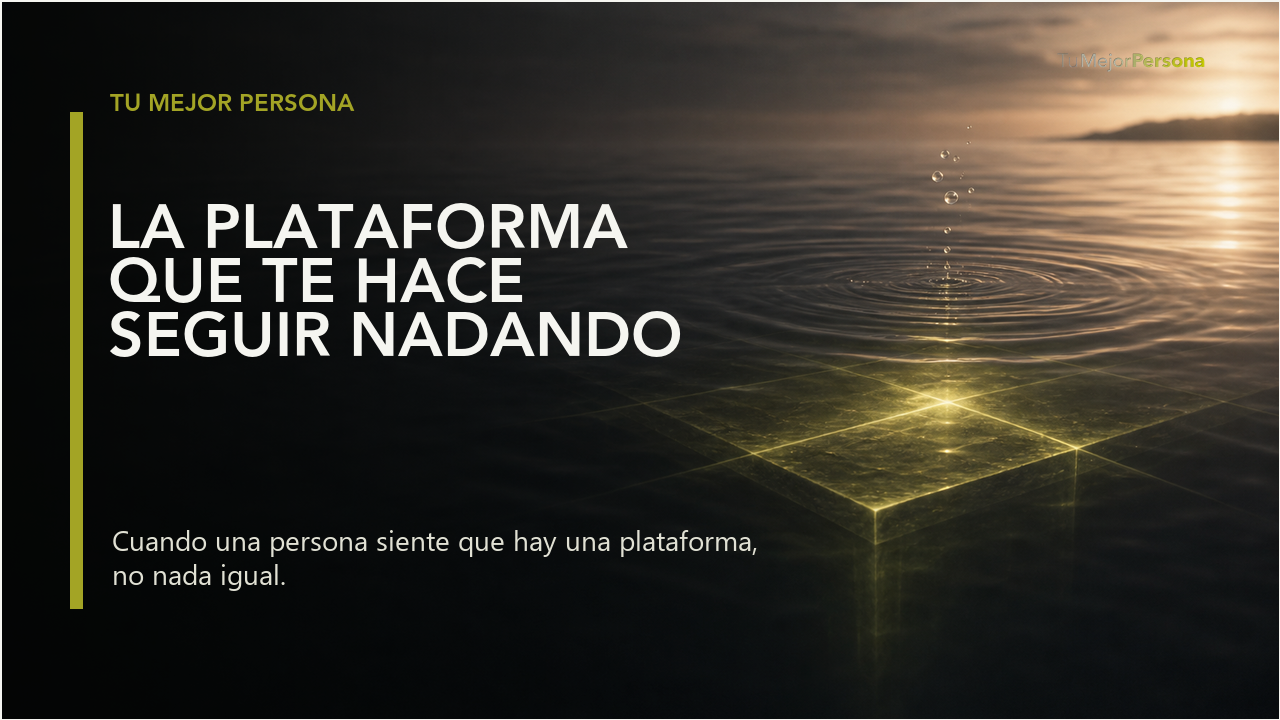 Thumbnail del video La plataforma que te hace seguir nadando