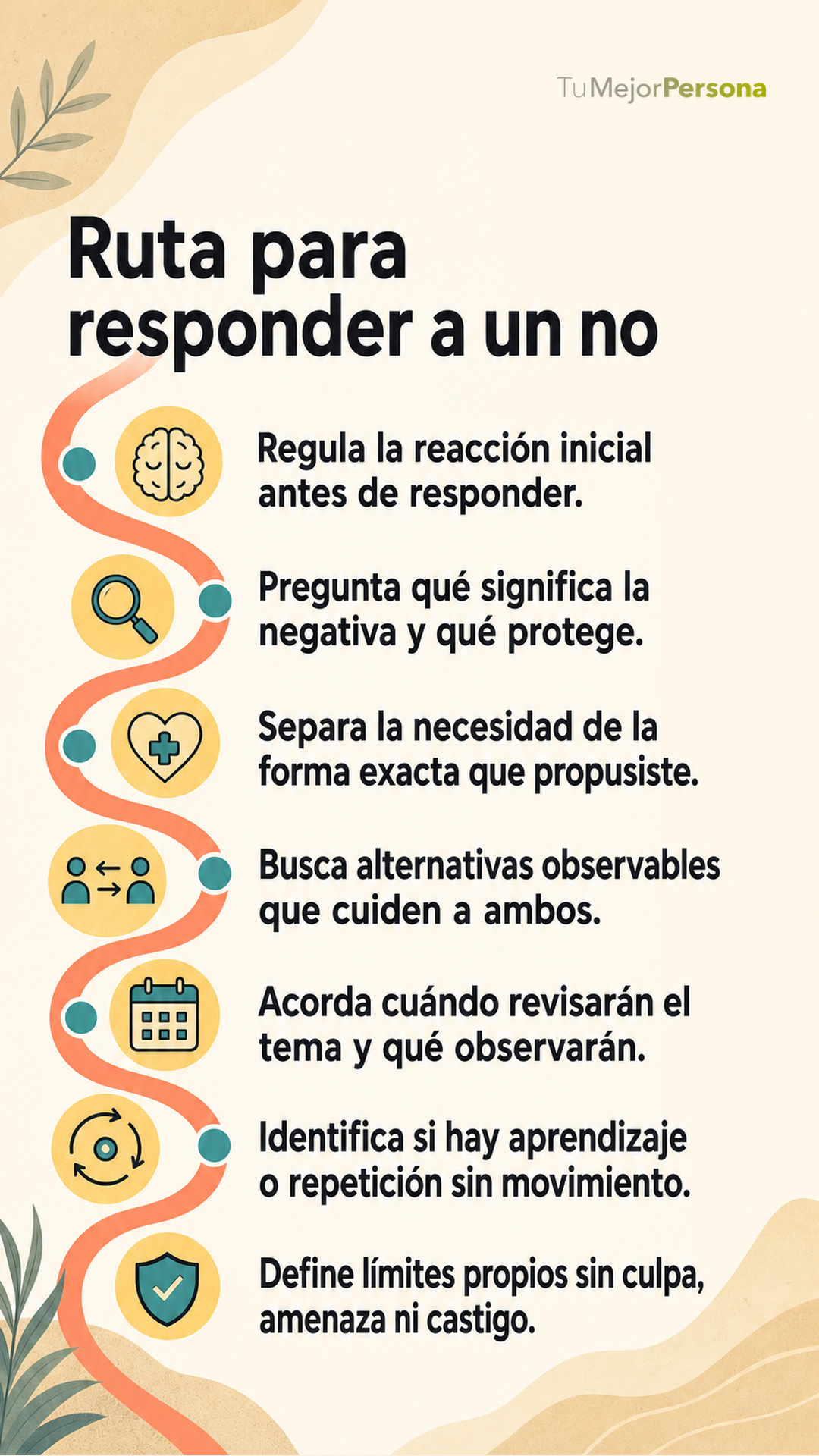 Infografía: ¿Qué hacer cuando te dicen que no? Insistir sin rogar